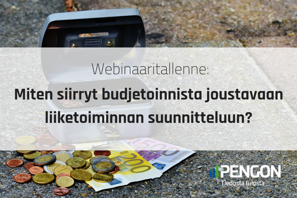 Webinaaritallenne Budjetoitko vai suunnitteletko liiketoimintaa